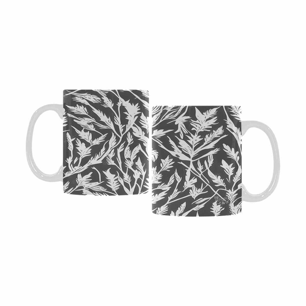 Quality Mug, coffee mug, tea cup, B & W Abstract, Set 1, design 12