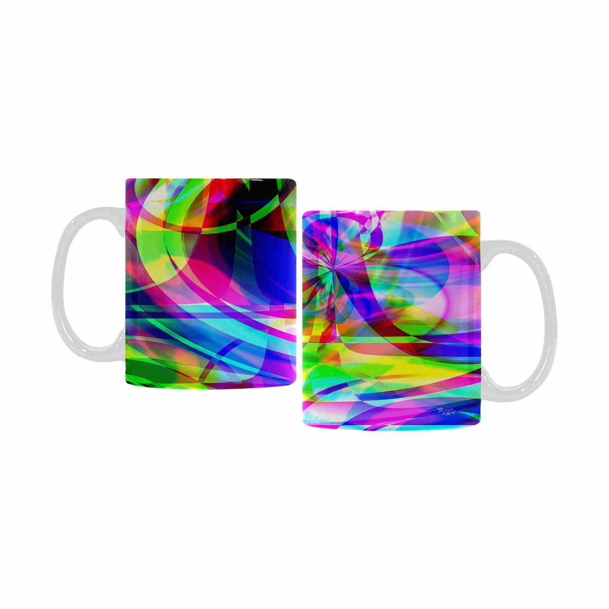 Unique Abstract design coffee mug, set 1, design 177
