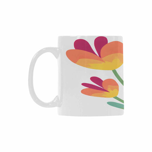 Quality Mug, coffee mug, tea cup, Bright florals, Set 2, design 52