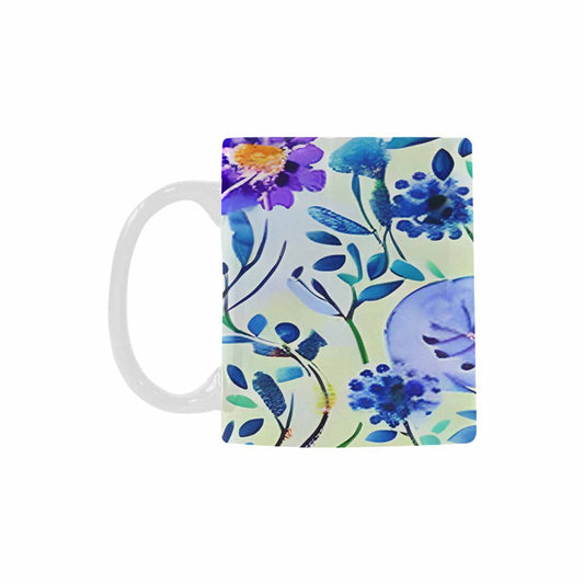 Quality Mug, coffee mug, tea cup, Bright florals, Set 1, Design 28