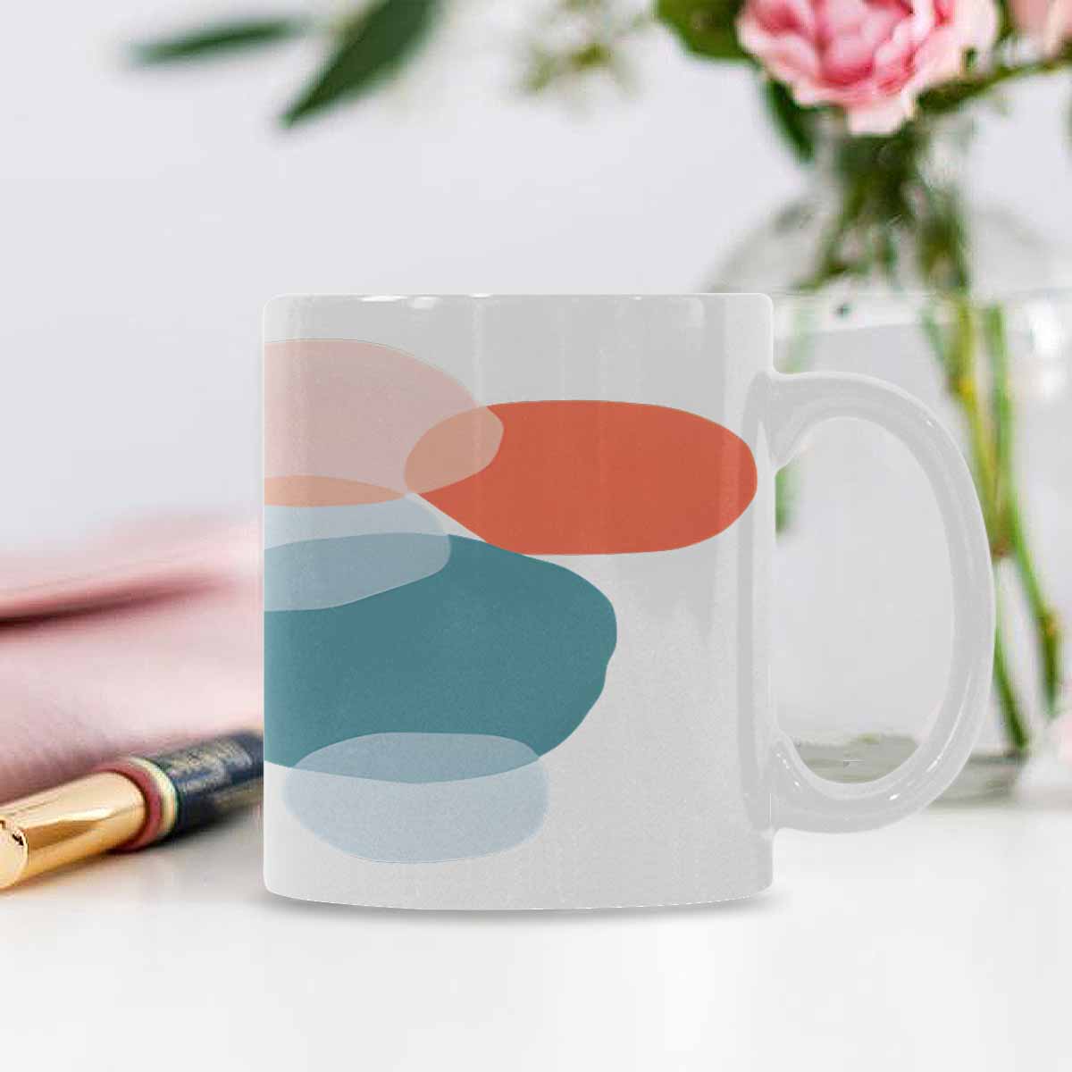 Quality Mug, coffee mug, tea cup, Bold Abstract, Set 1, design 105