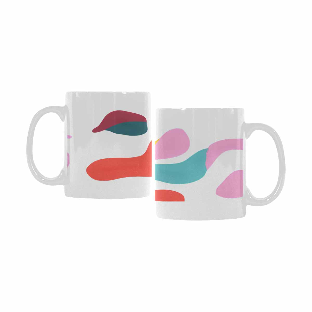 Quality Mug, coffee mug, tea cup, Bold Abstract, Set 1, design 4