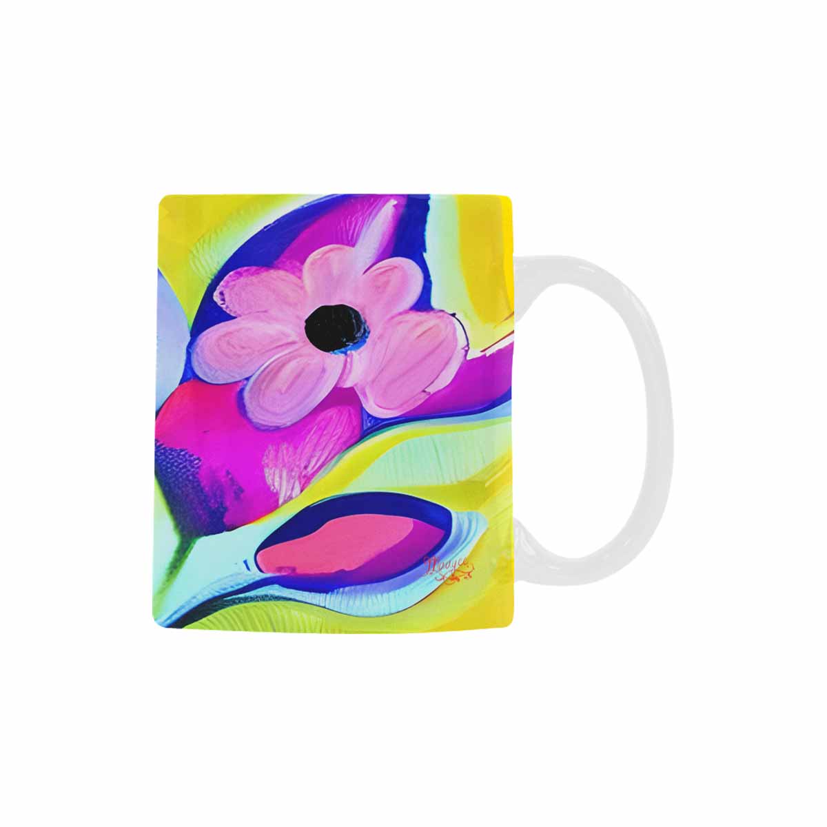 Quality Mug, coffee mug, tea cup, Bright florals, Set 1, Design 69