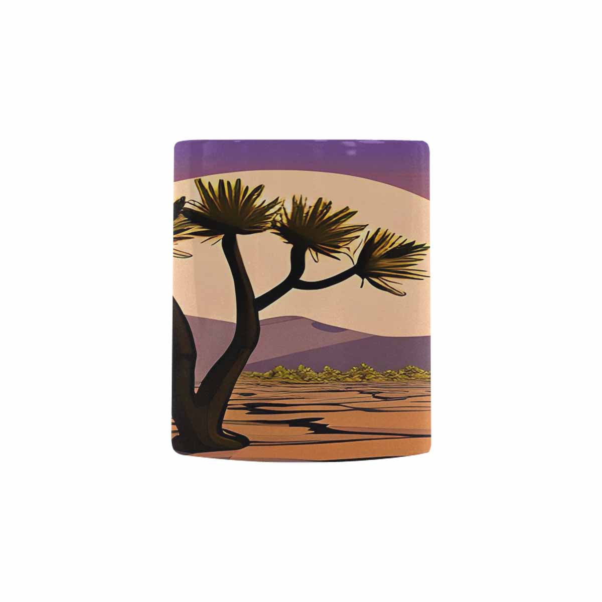 Coffee Mug, tea cup, desert scene, design 81