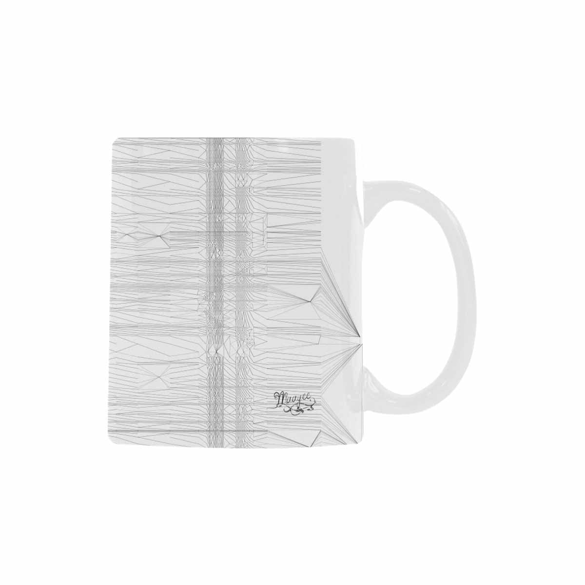 Quality Mug, coffee mug, tea cup, B & W Abstract, Set 1, design 125