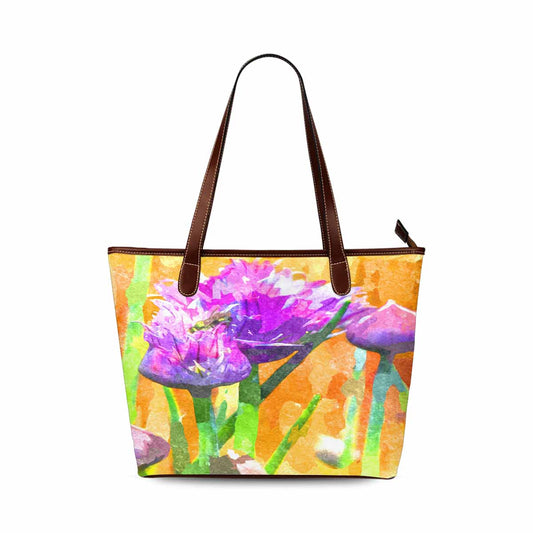 Classic Fabric handbag, watercolor floral, design 29