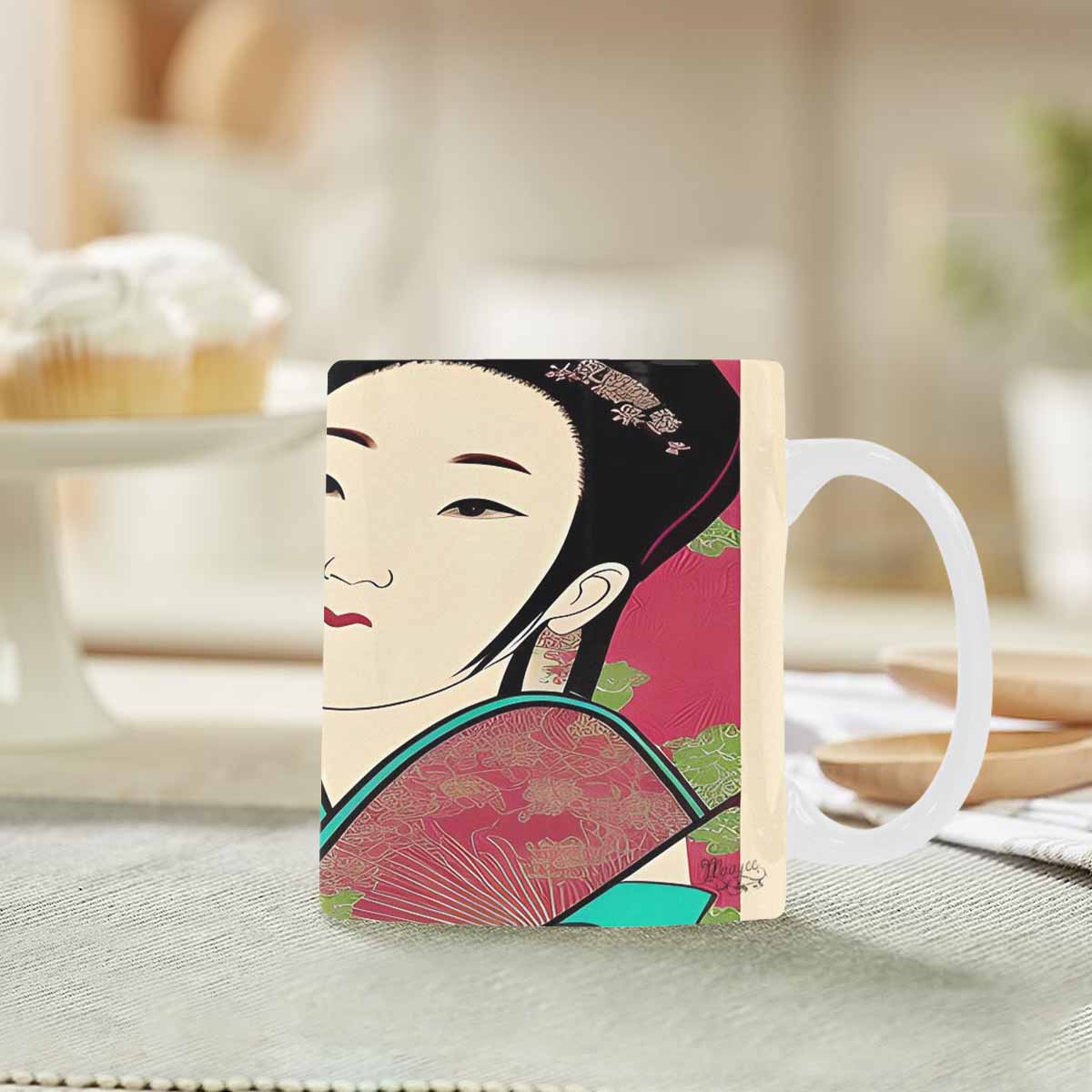 Quality Mug, coffee mug, tea cup, Asian Faces, Design 27