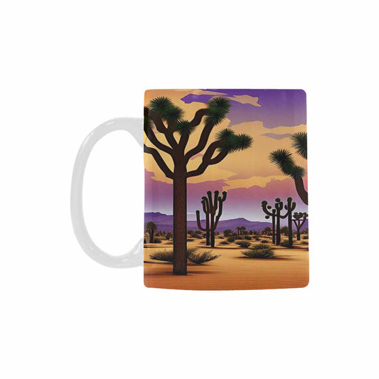 Coffee Mug, tea cup, desert scene, design 5