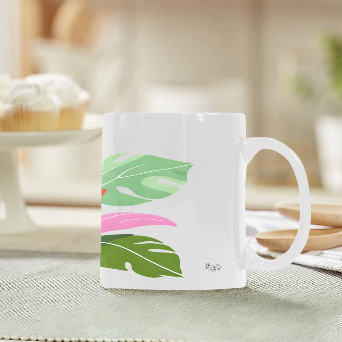 Quality Mug, coffee mug, tea cup, Bright florals, Set 2, design 98