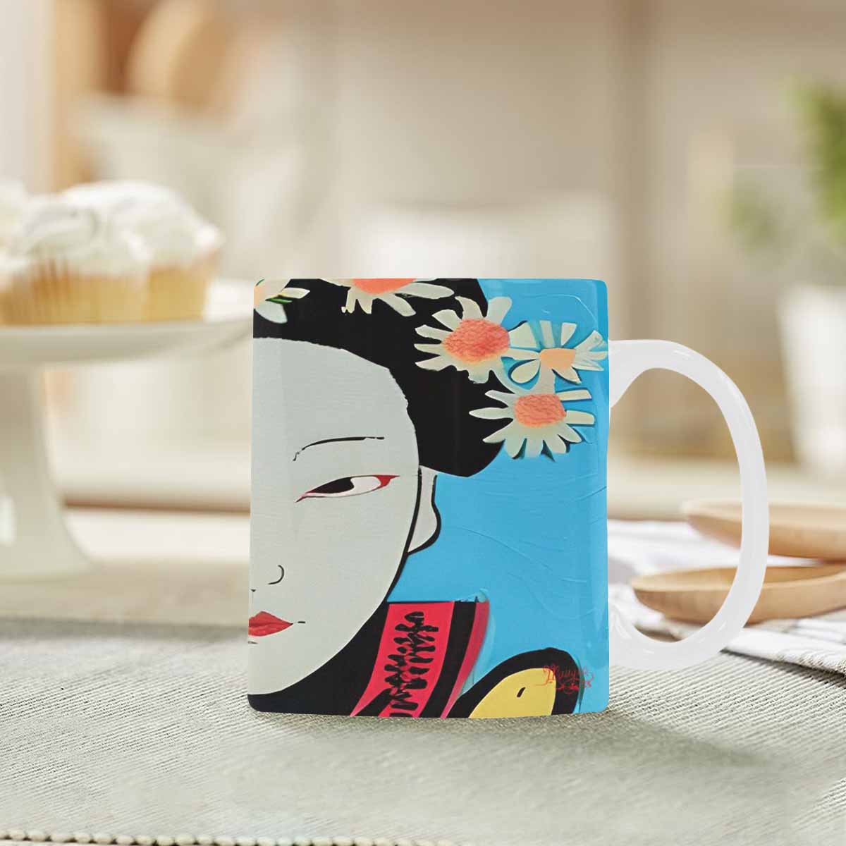 Quality Mug, coffee mug, tea cup, Asian Faces, Design 37