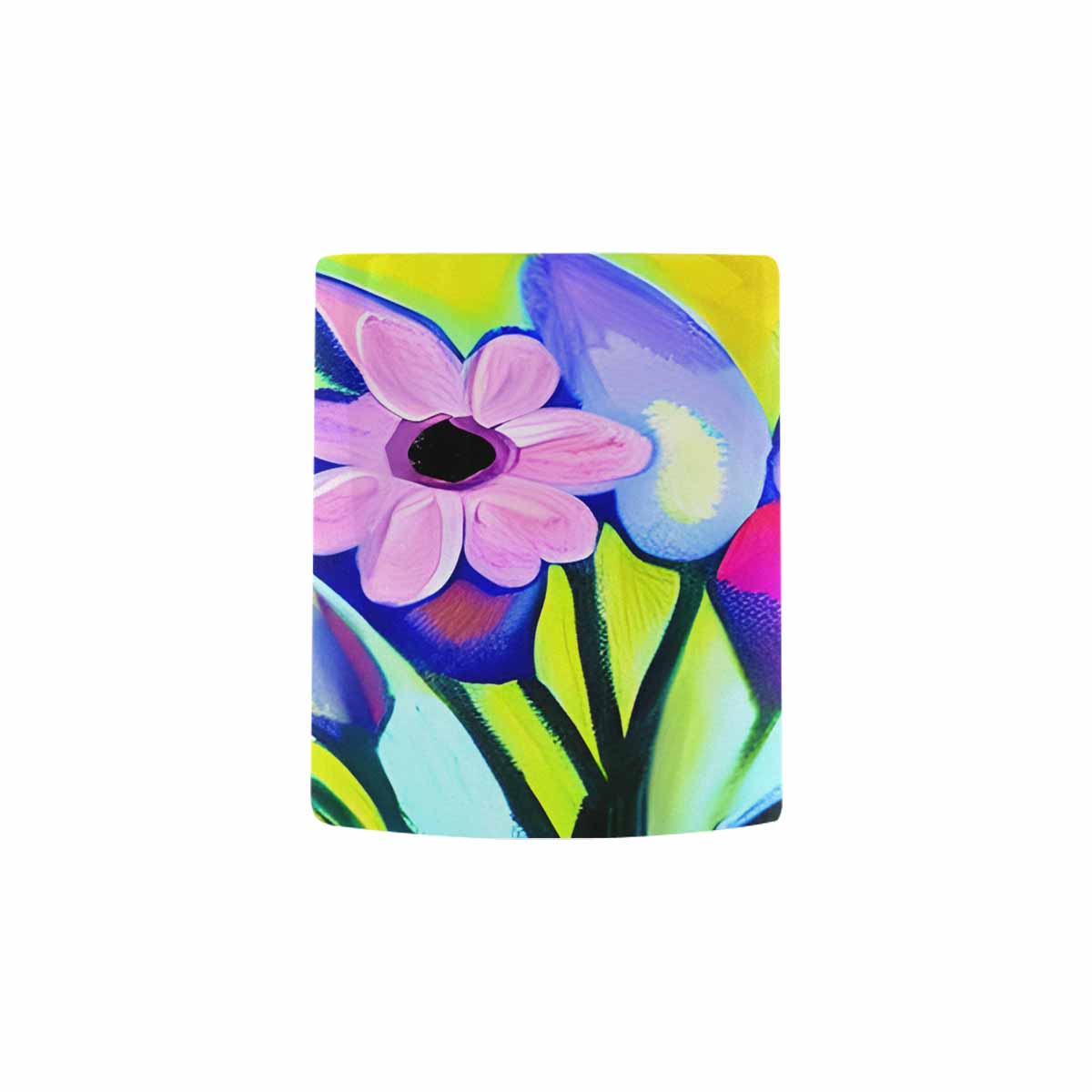 USA made Quality Mug, coffee mug, tea cup, Bright florals, Set 1, Design 69
