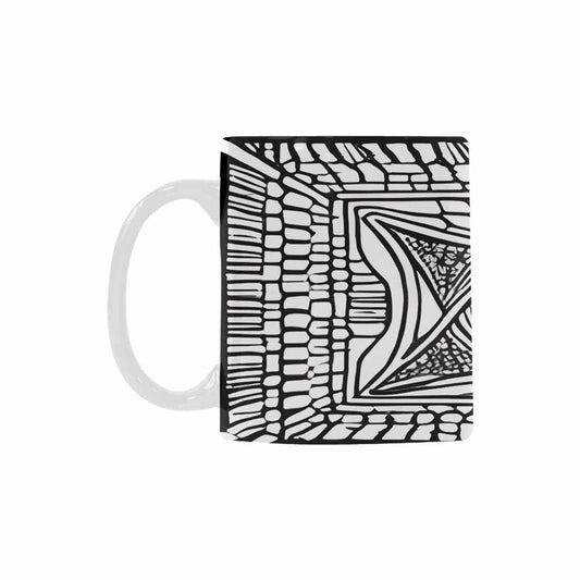 Quality Mug, coffee mug, tea cup, B & W Abstract, Set 1, design 45