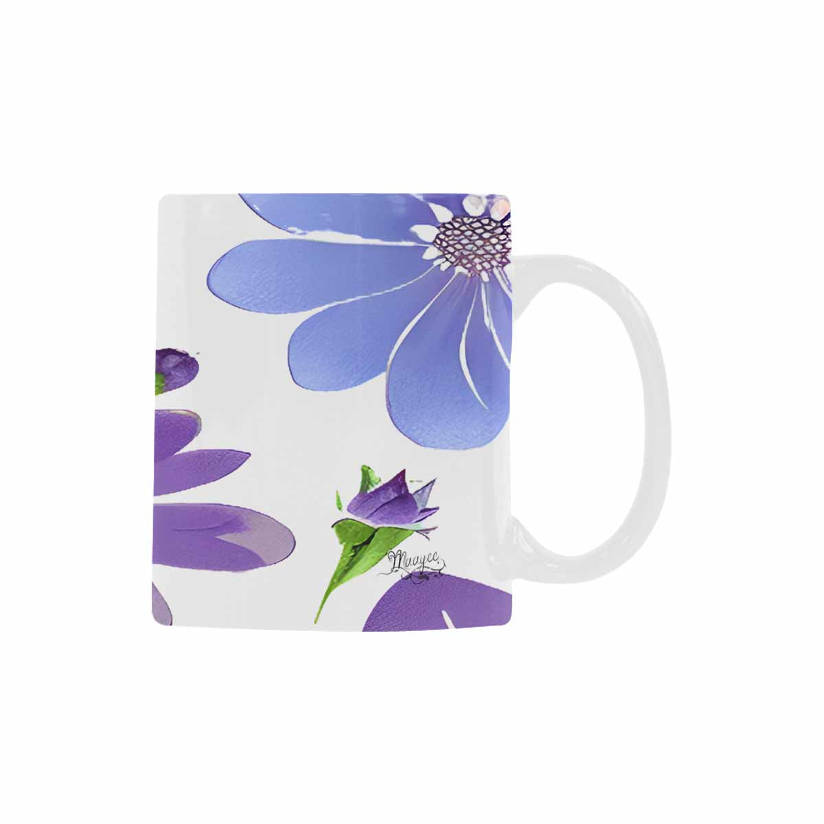 Quality Mug, coffee mug, tea cup, Bright florals, Set 1A, Design 156