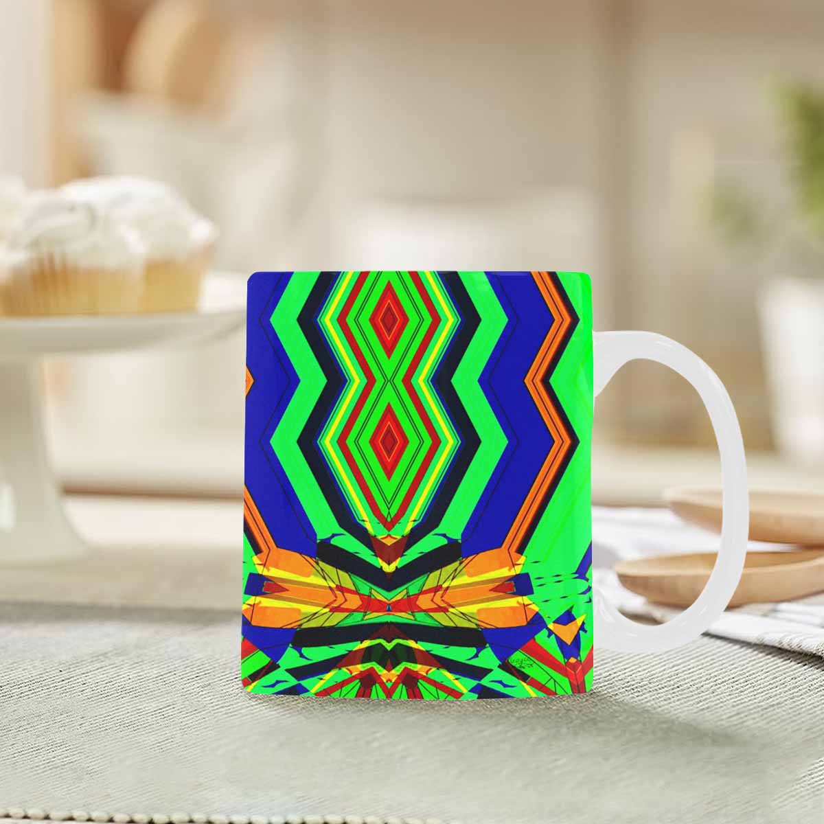 Unique Abstract design coffee mug, set 1, design 10