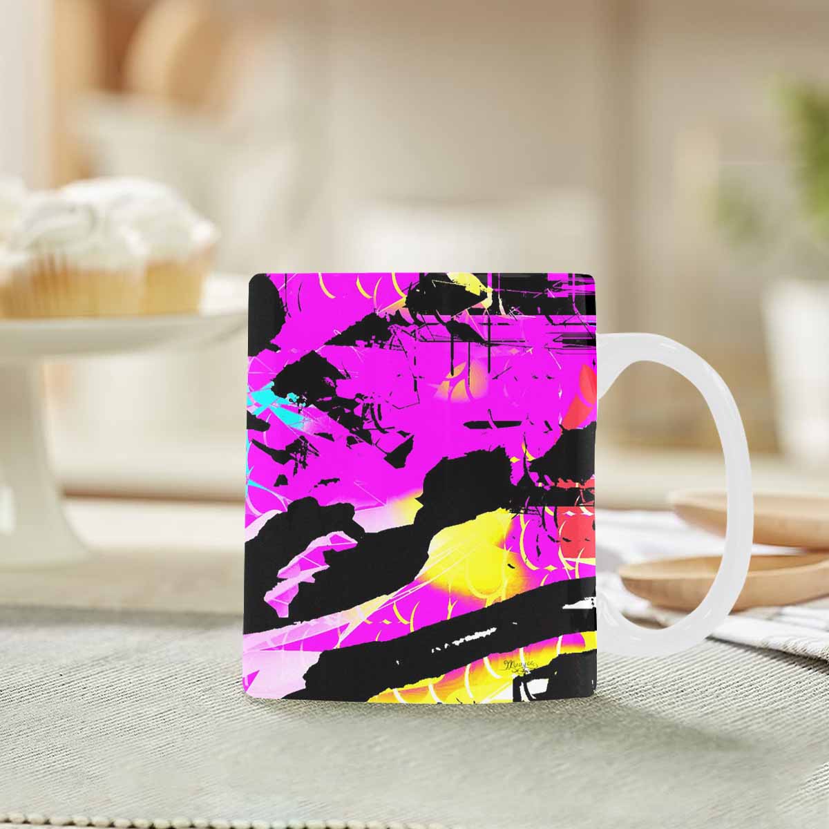 Unique Abstract design coffee mug, set 1, design 6