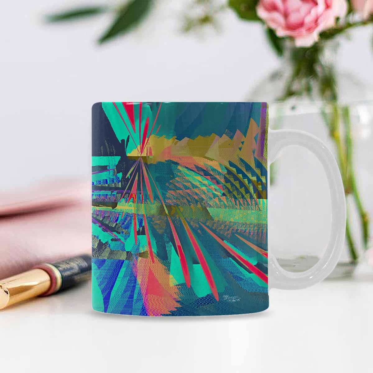 Unique Abstract design coffee mug, set 1, design 37