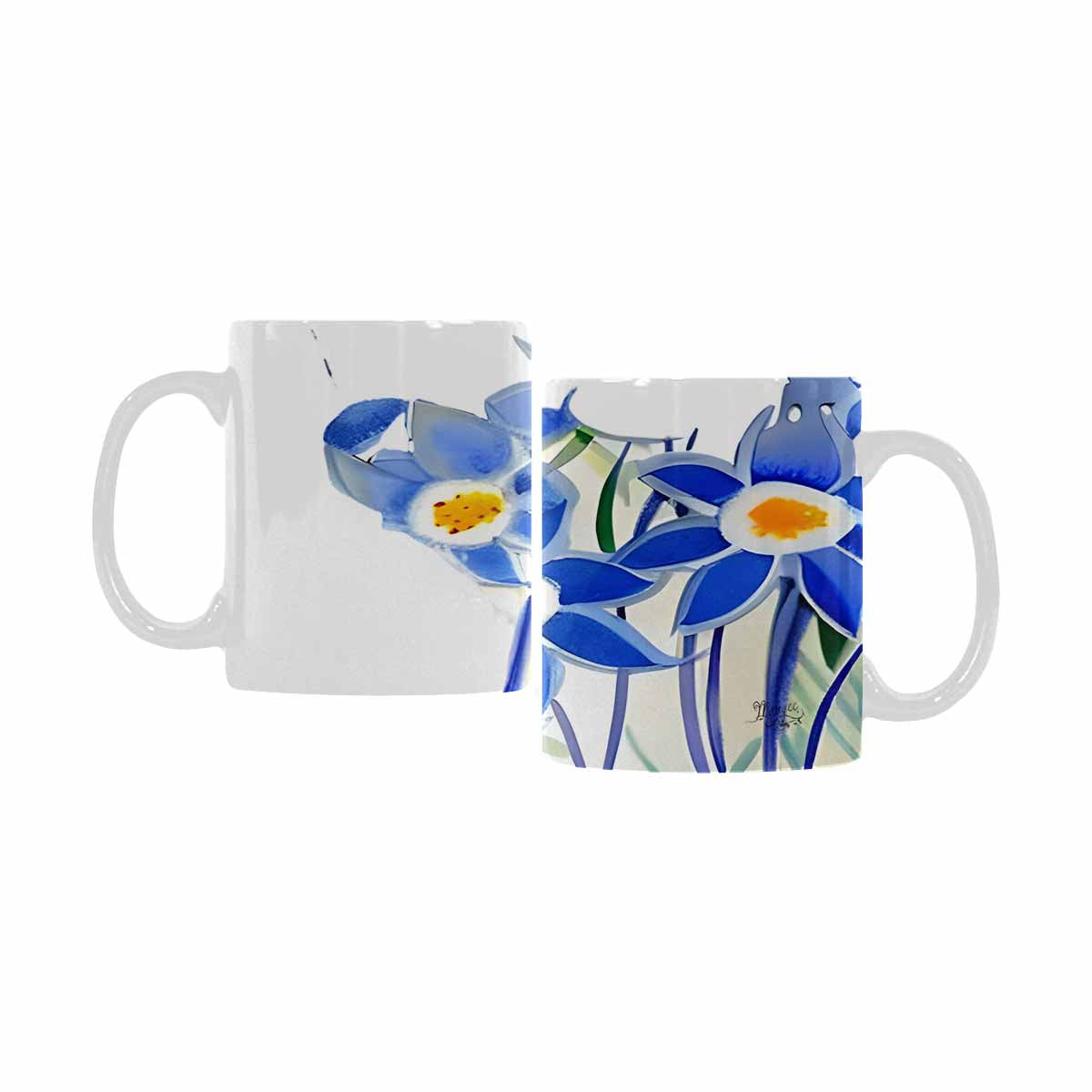 Quality Mug, coffee mug, tea cup, Bright florals, Set 1A, Design 46