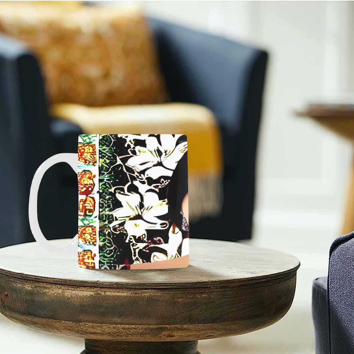 Quality Mug, coffee mug, tea cup, Asian Faces, Design 7