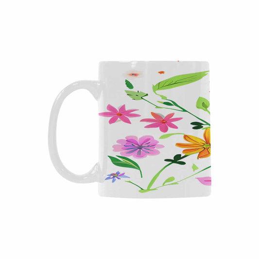 Quality Mug, coffee mug, tea cup, Bright florals, Set 2, design 67
