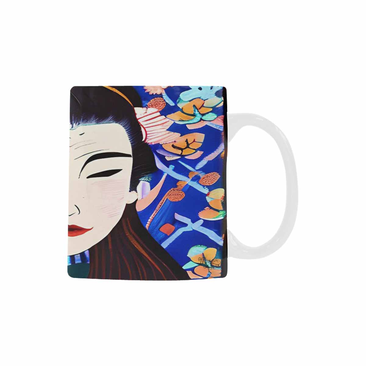 Quality Mug, coffee mug, tea cup, Asian Faces, Design 62