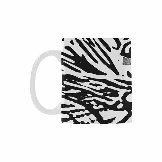 Quality Mug, coffee mug, tea cup, B & W Abstract, Set 1, design 128