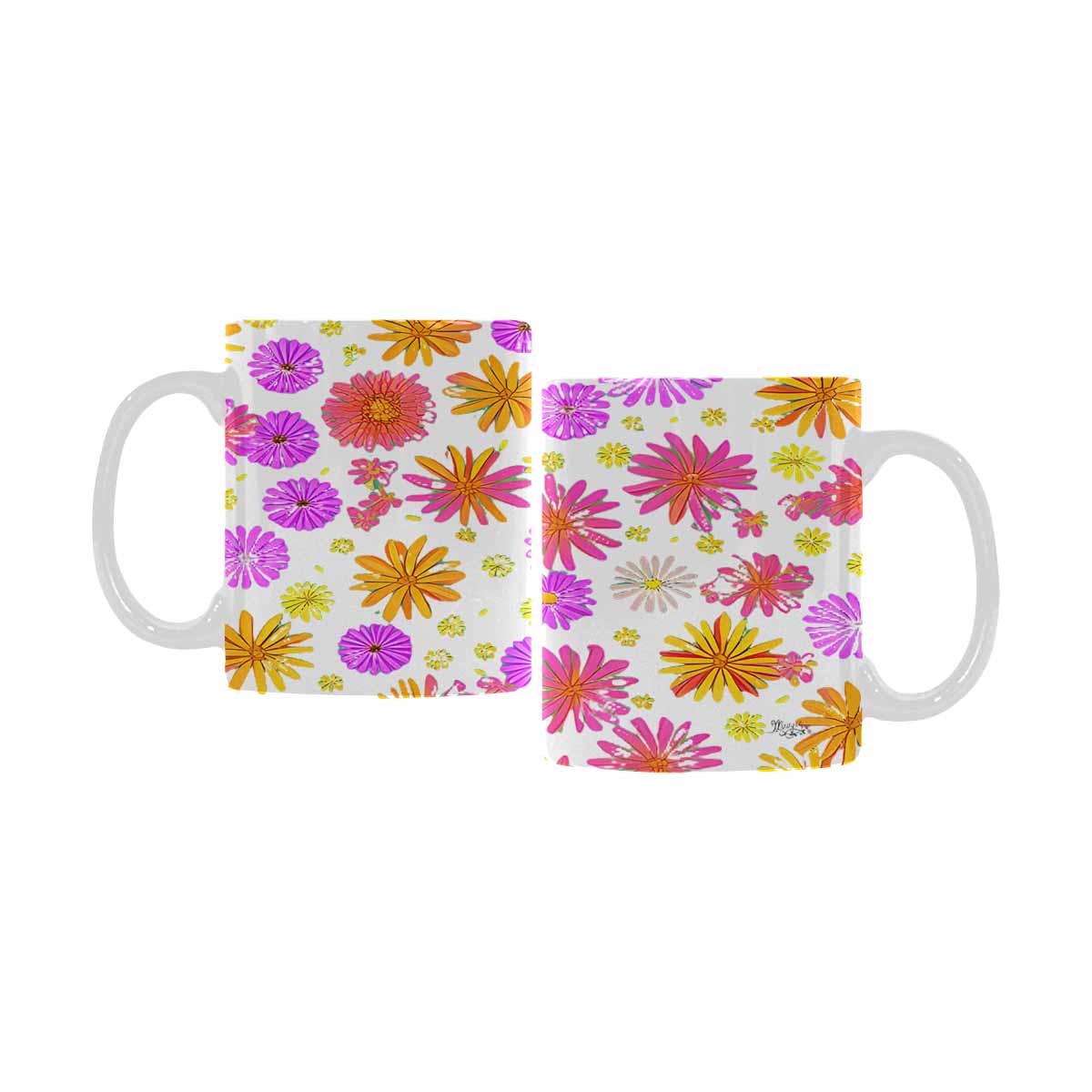 Quality Mug, coffee mug, tea cup, Set 1A, Mixed Floral design 42