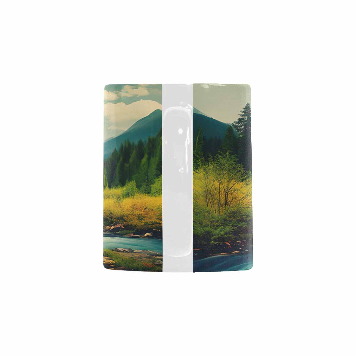 Rivers & Mountains Landscape mugs, set 1 design 26