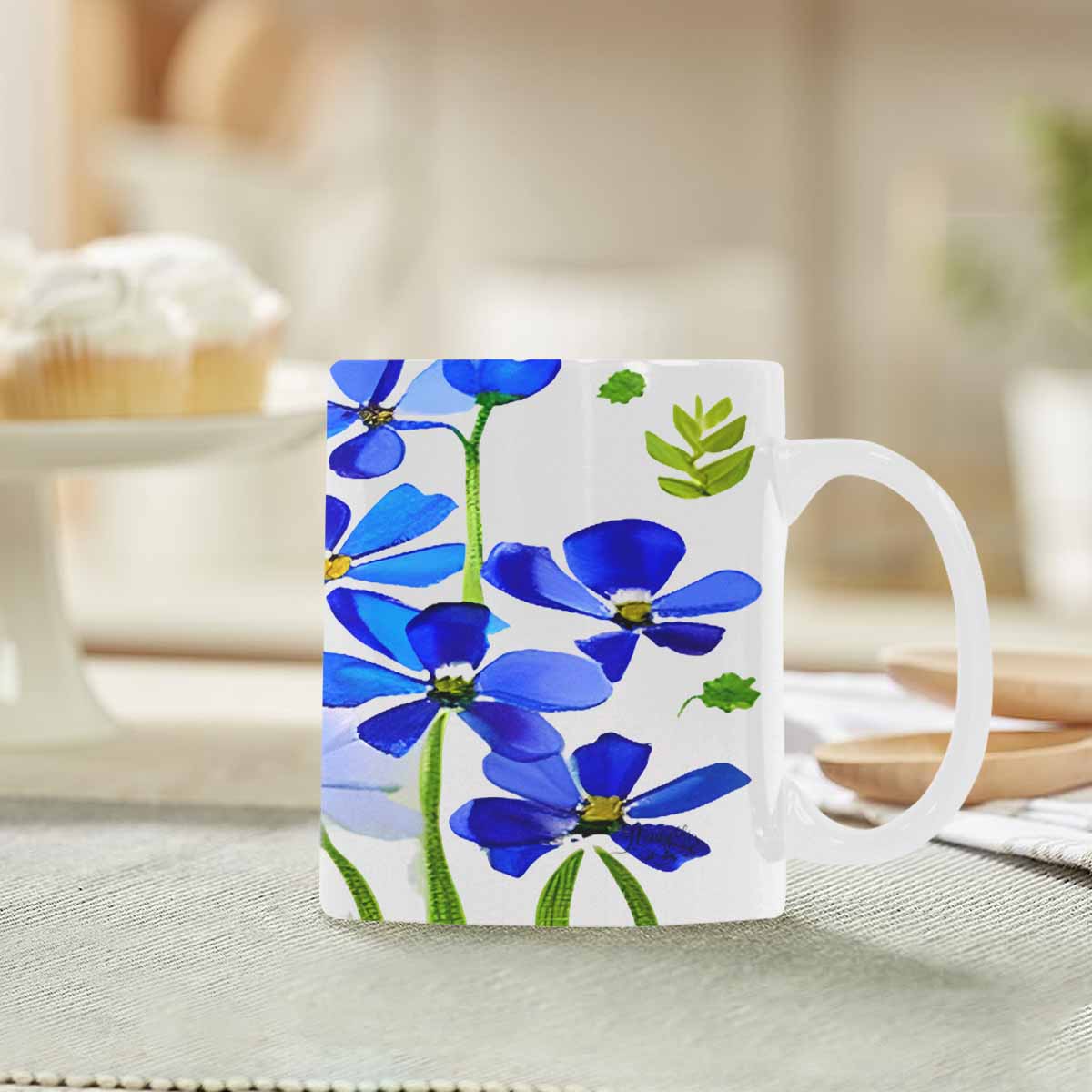 Quality Mug, coffee mug, tea cup, Bright florals, Set 1A, Design 82