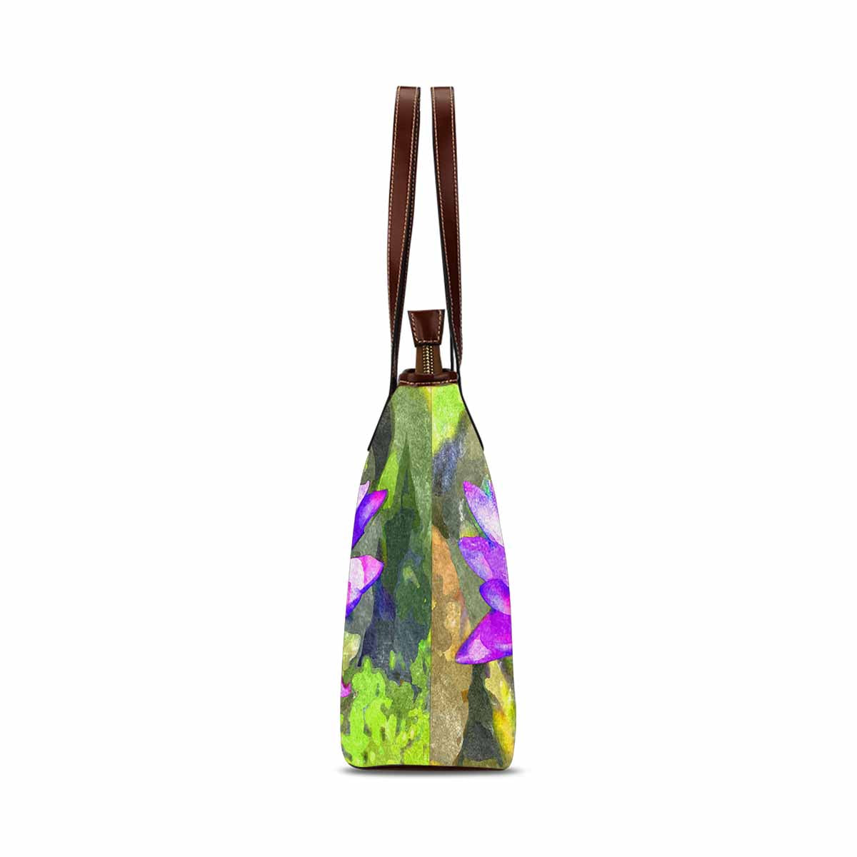 Classic Fabric handbag, watercolor floral, design 285