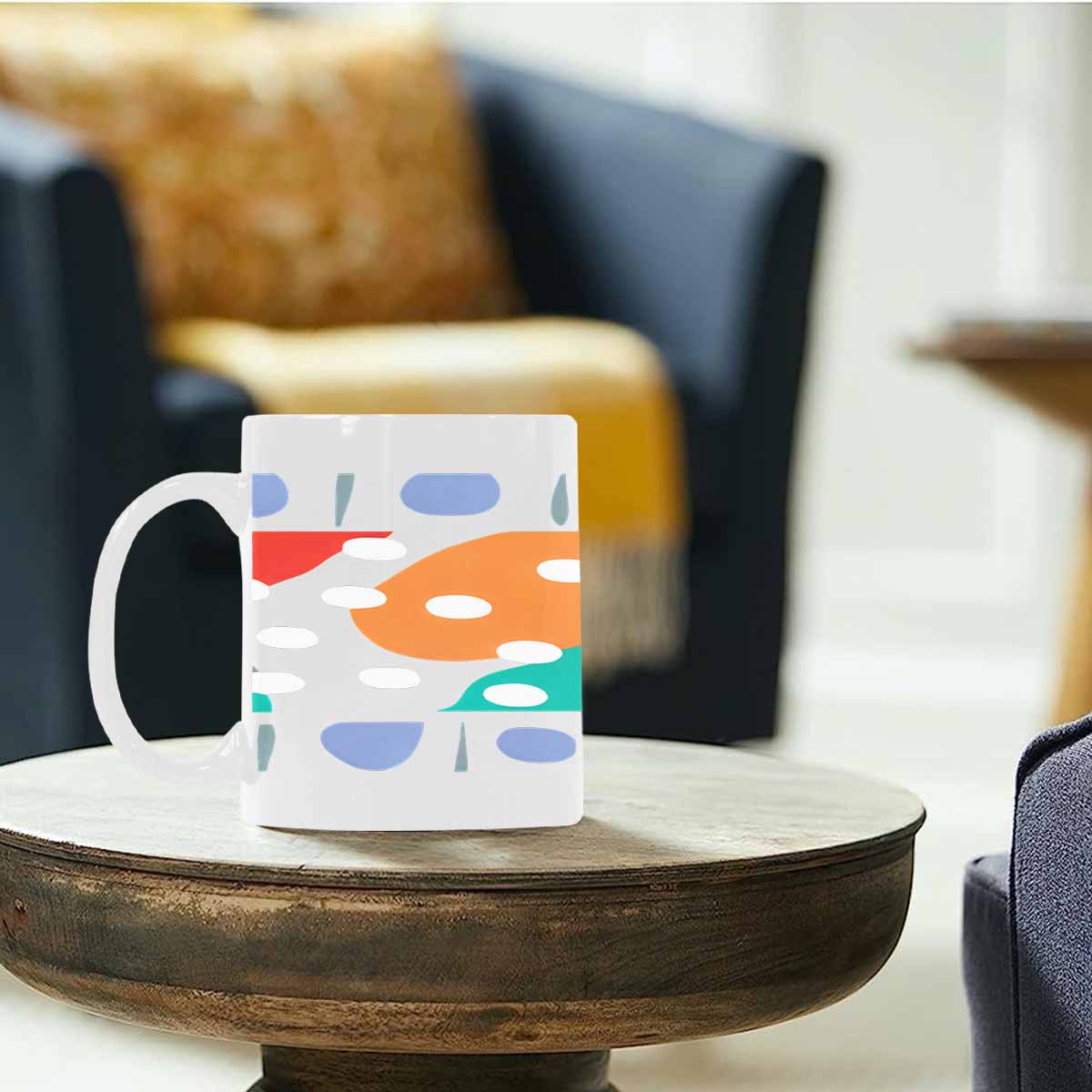 Quality Mug, coffee mug, tea cup, Bold Abstract, Set 1, design 110