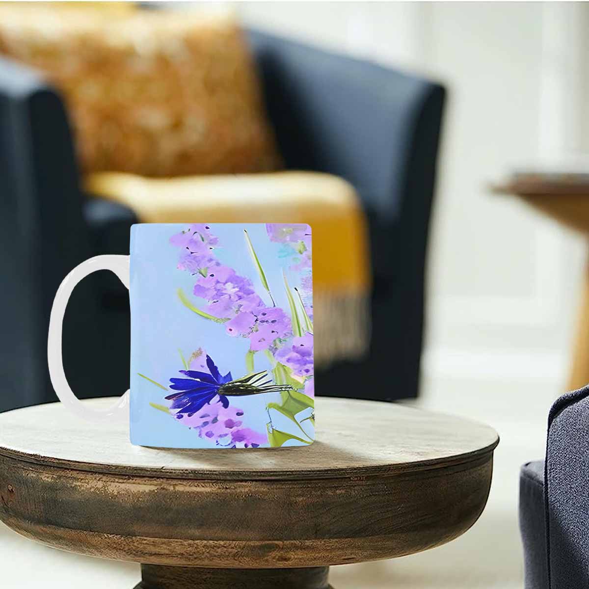 Quality Mug, coffee mug, tea cup, Bright florals, Set 1, Design 96