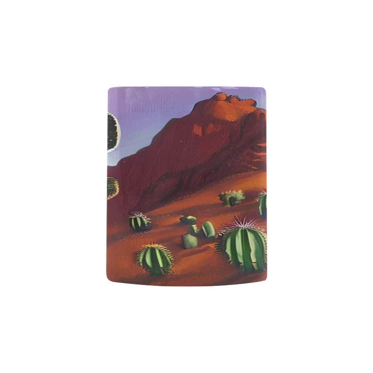 Coffee Mug, tea cup, desert scene, design 27