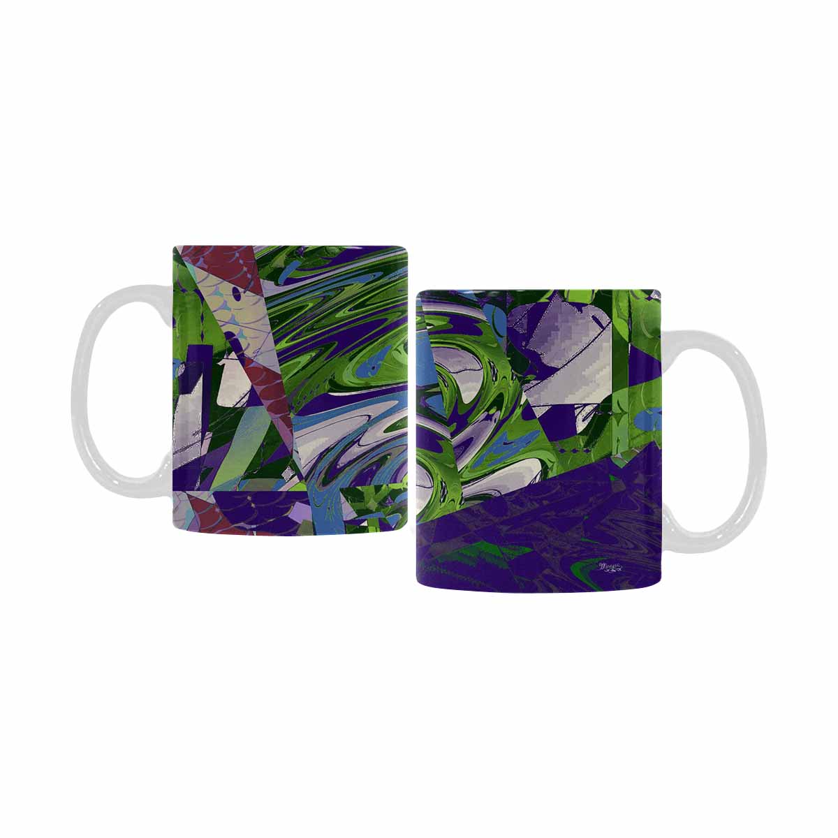 Unique Abstract design coffee mug, set 1, design 160