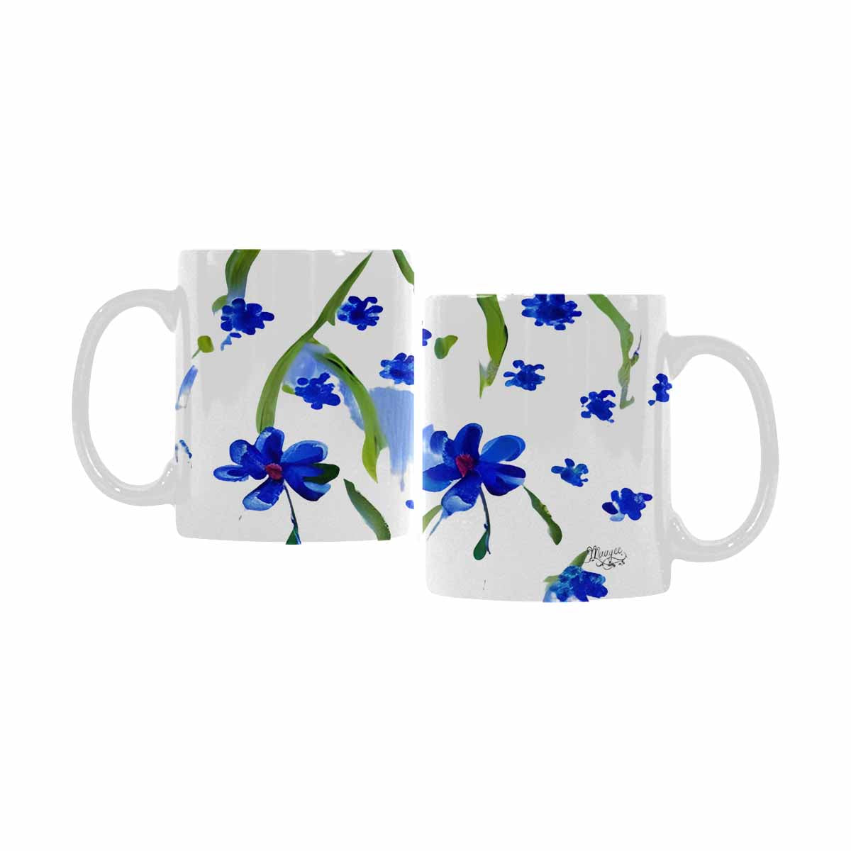 Quality Mug, coffee mug, tea cup, Bright florals, Set 1A, Design 84