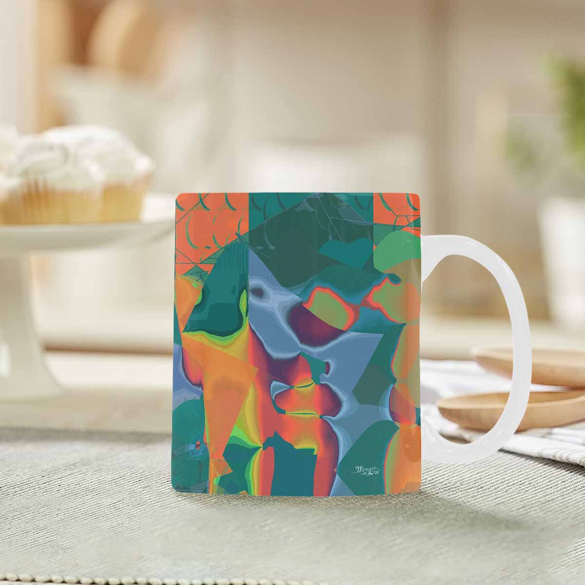 Unique Abstract design coffee mug, set 1, design 21