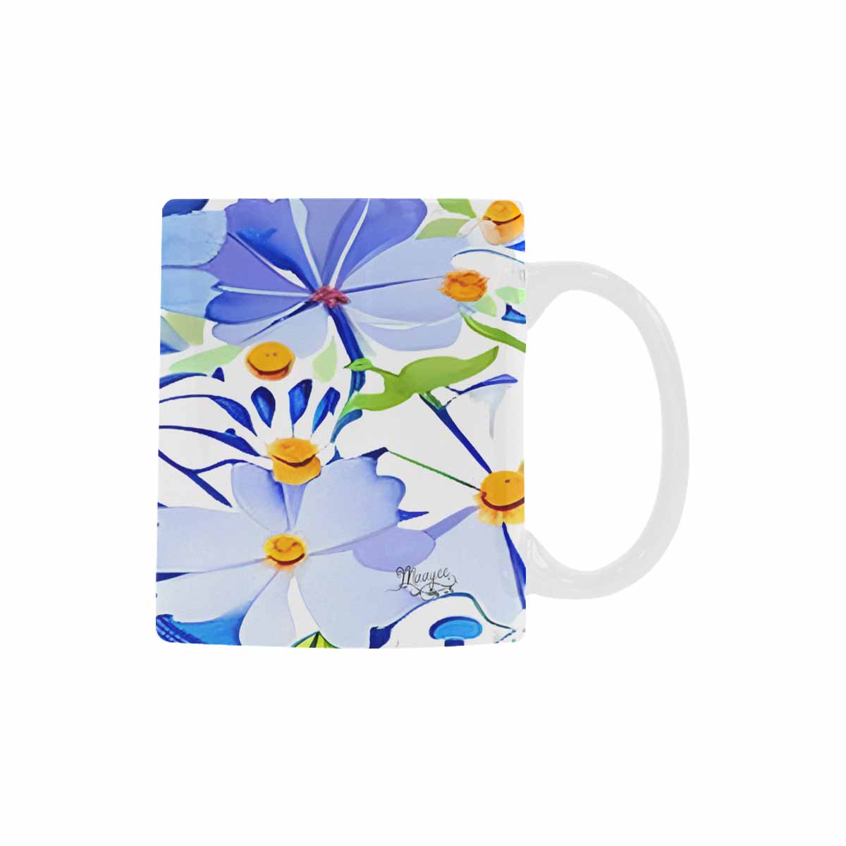 Quality Mug, coffee mug, tea cup, Bright florals, Set 1A, Design 39