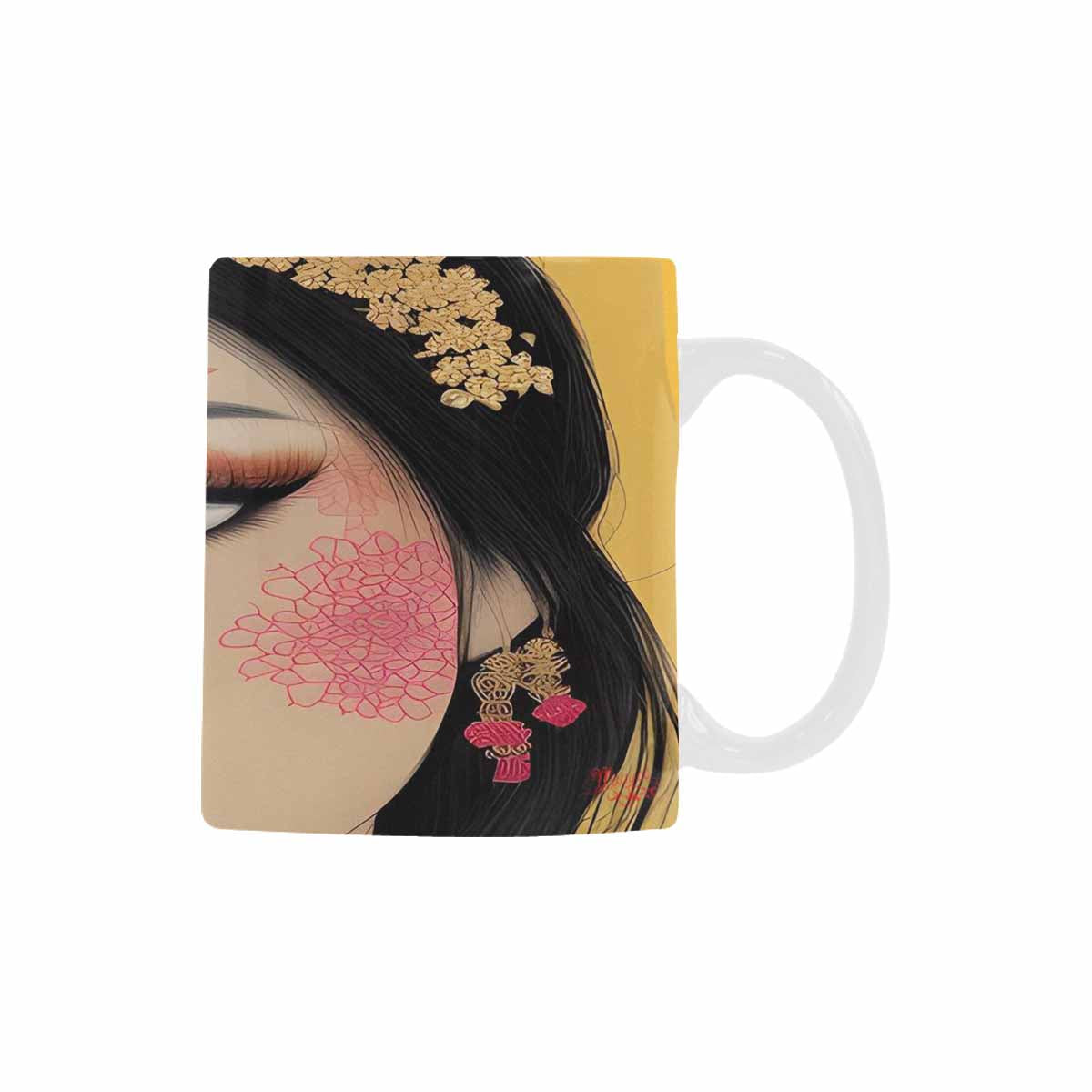 Quality Mug, coffee mug, tea cup, Asian Faces, Design 1