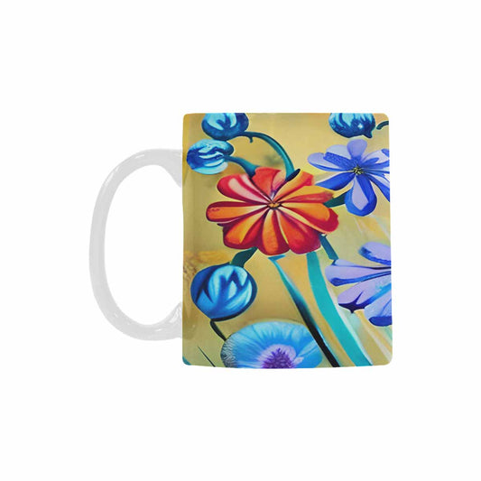 Quality Mug, coffee mug, tea cup, Bright florals, Set 1, Design 41