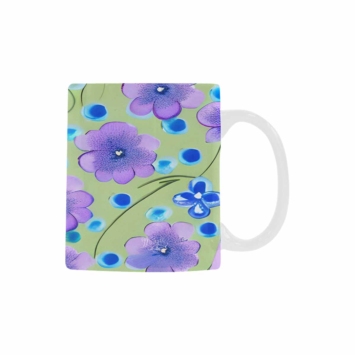Quality Mug, coffee mug, tea cup, Bright florals, Set 1, Design 142