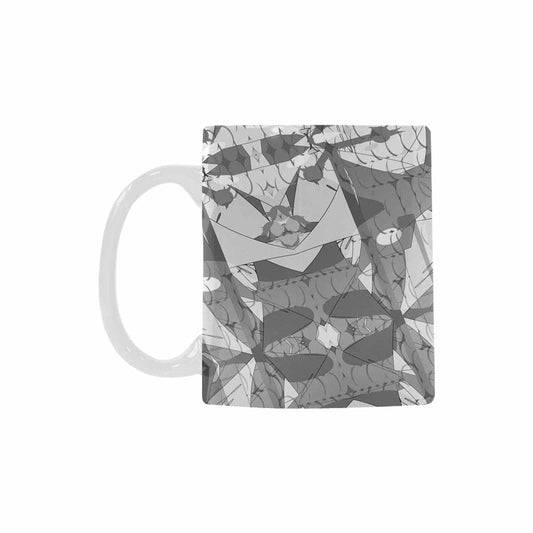 Quality Mug, coffee mug, tea cup, B & W Abstract, Set 1, design 1