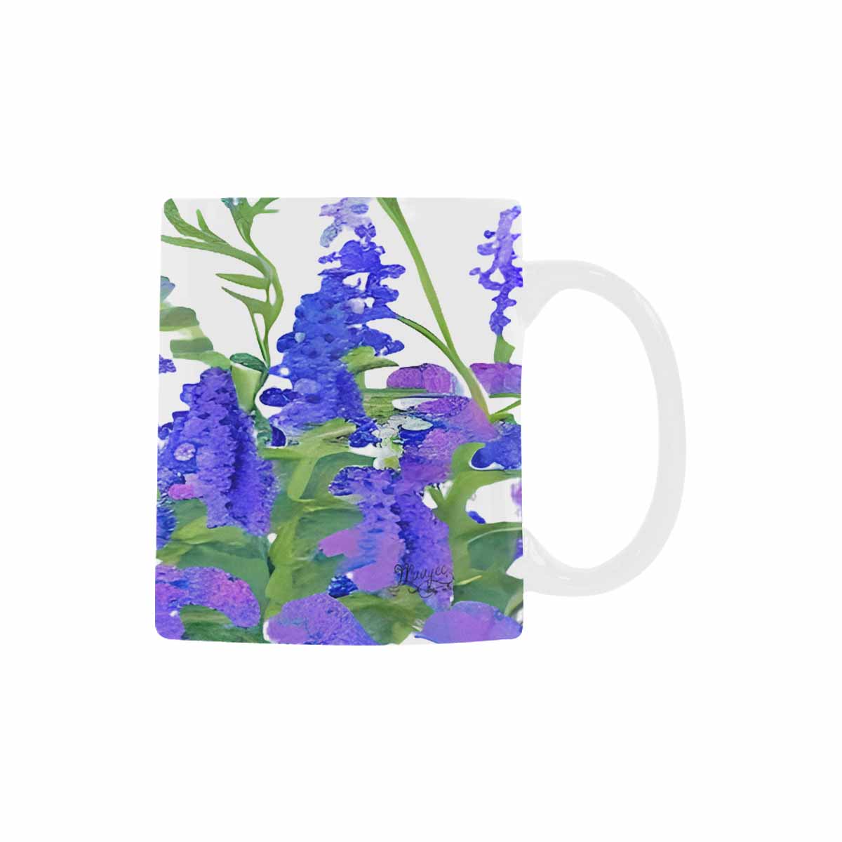 USA made Quality Mug, coffee mug, tea cup, Bright florals, Set 1A, Design 88