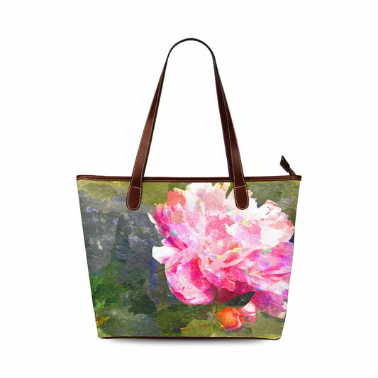 Classic Fabric handbag, watercolor floral, design 166