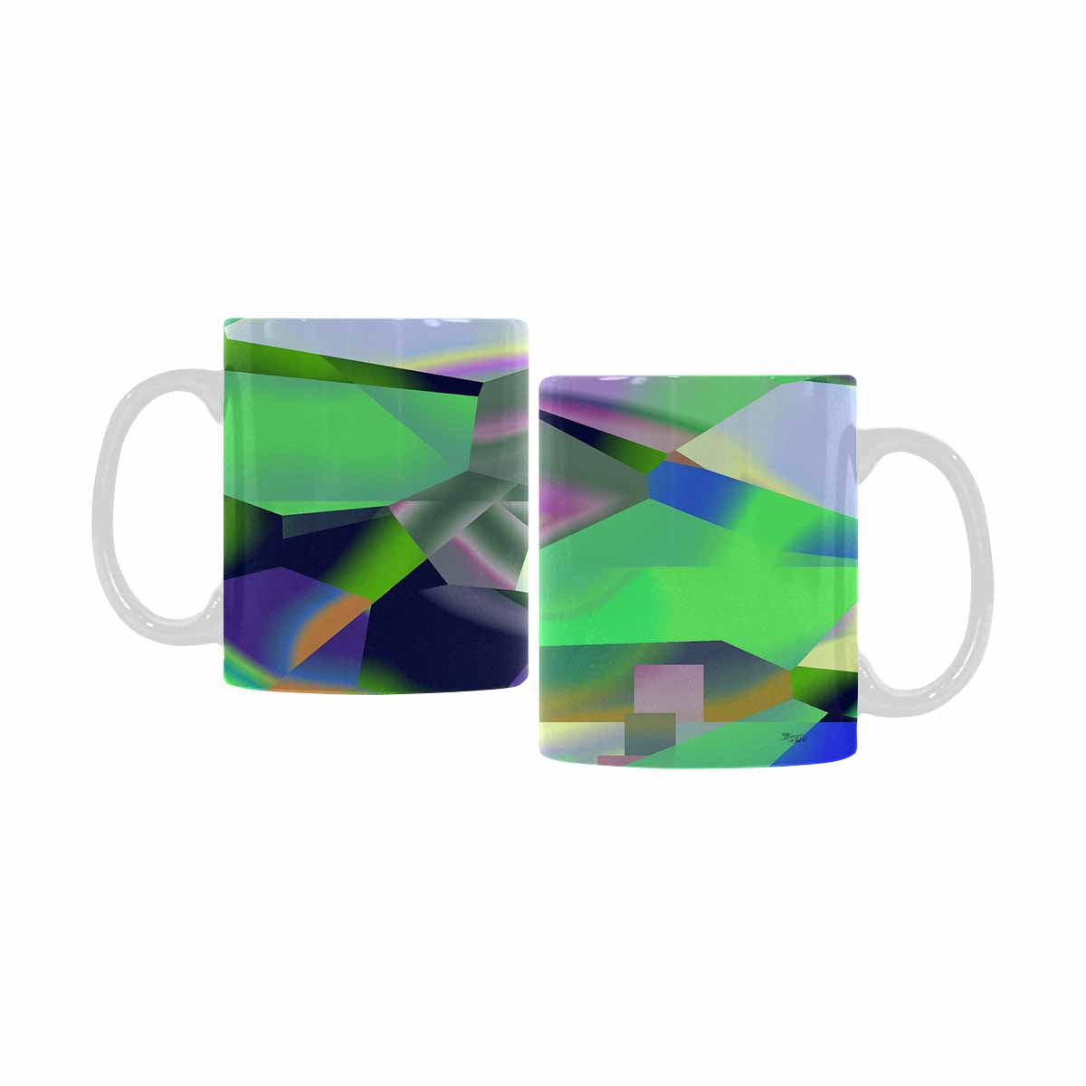 Unique Abstract design coffee mug, set 1, design 127