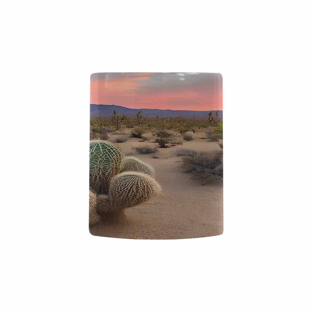 Coffee Mug, tea cup, desert scene, design 79