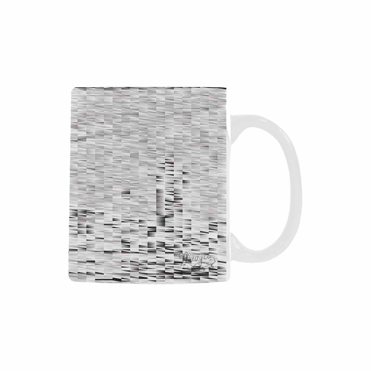 Quality Mug, coffee mug, tea cup, B & W Abstract, Set 1, design 113