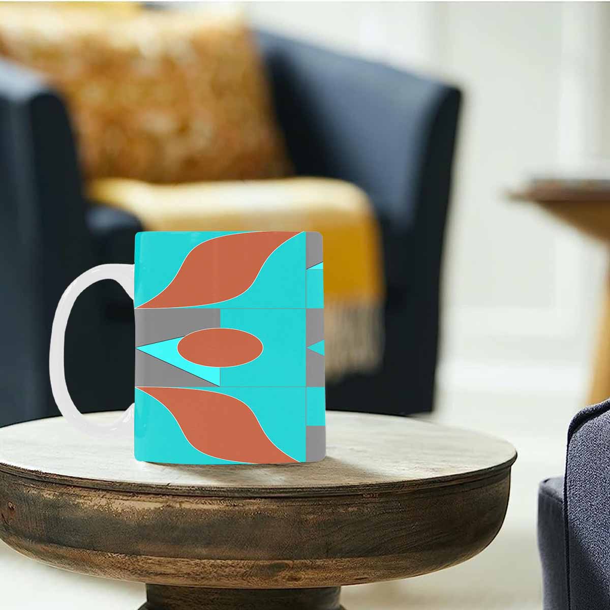 Unique Abstract design coffee mug, set 1, design 125