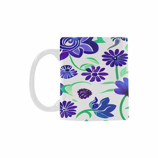 Quality Mug, coffee mug, tea cup, Bright florals, Set 1, Design 125