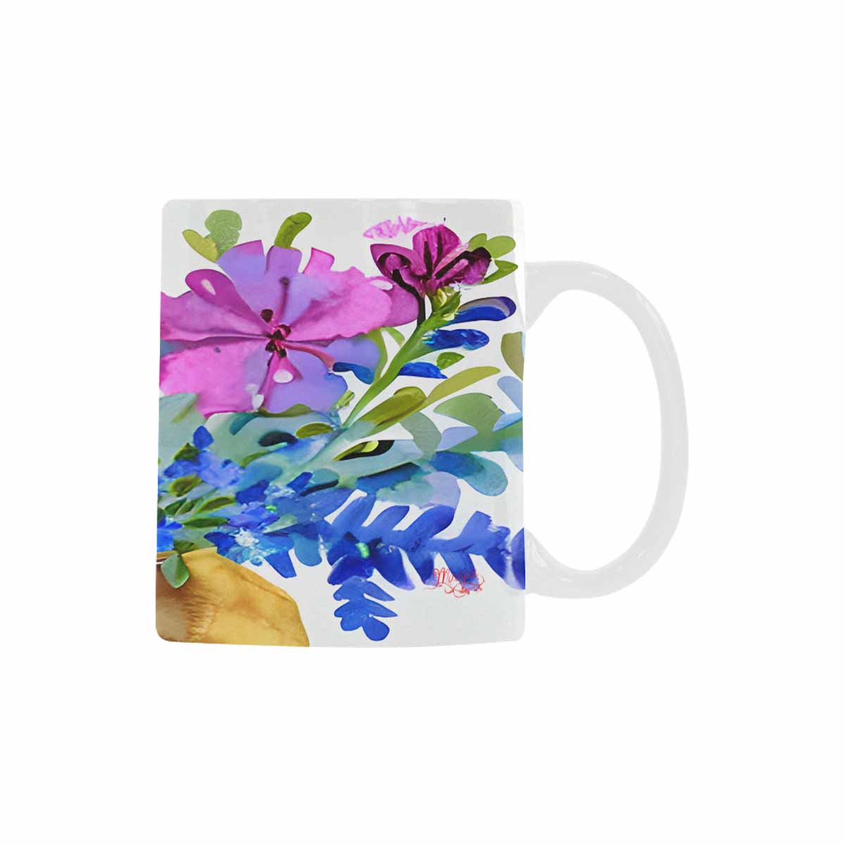Quality Mug, coffee mug, tea cup, Bright florals, Set 1, Design 38