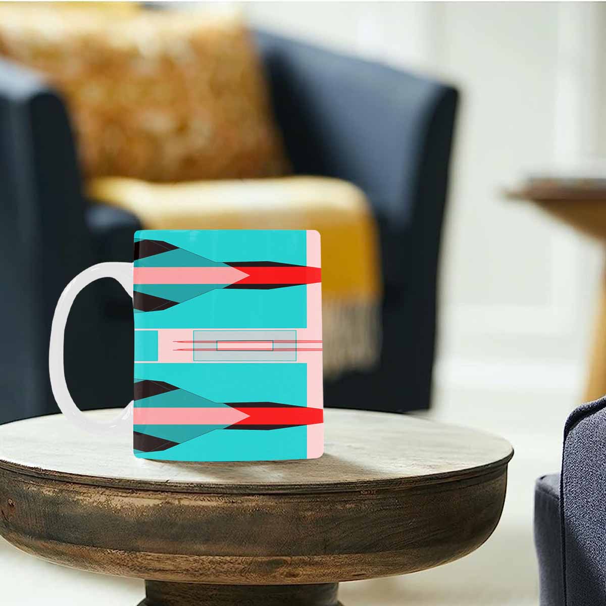 Unique Abstract design coffee mug, set 1, design 129