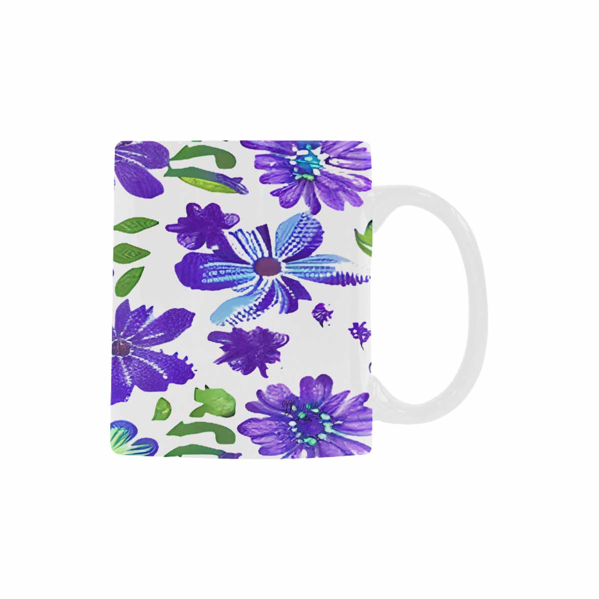 Quality Mug, coffee mug, tea cup, Bright florals, Set 1A, Design 140